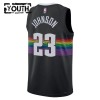 Dres Denver Nuggets Cameron Johnson Nike 2025-26 City Edition Crno Swingman - Dječji